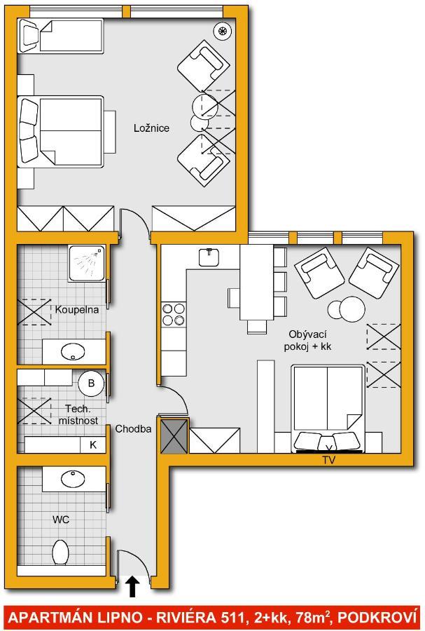 Luxury Apartman Lipno Lipno nad Vltavou Kültér fotó